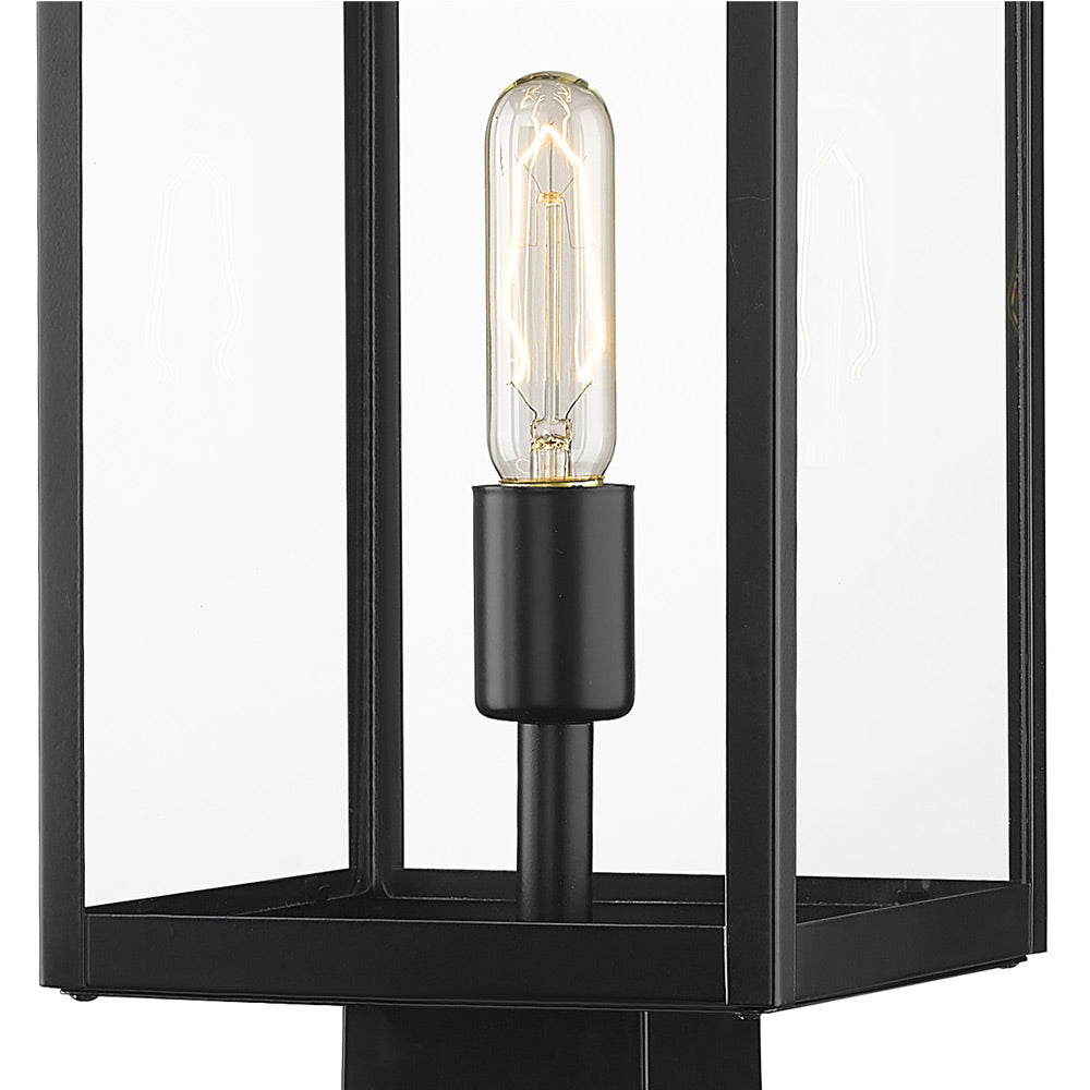 Nuri Outdoor Square Post Light in Detail.