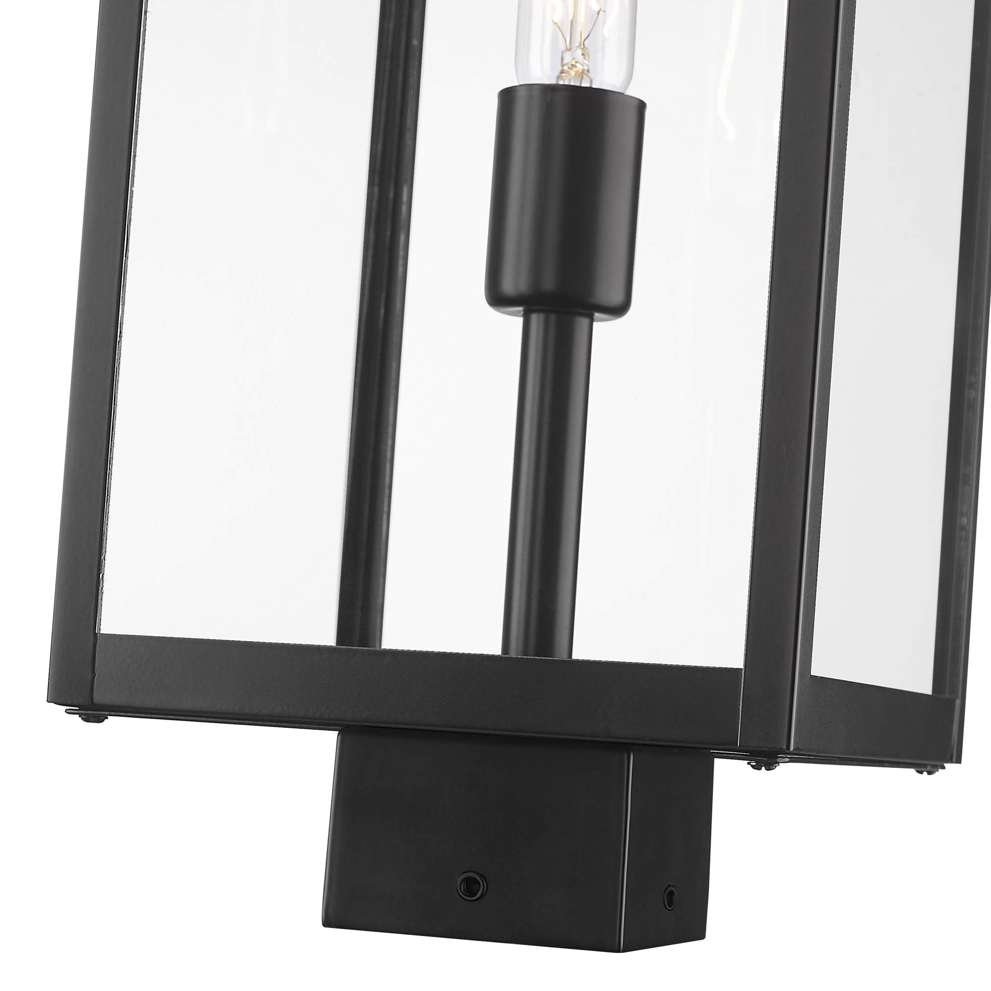 Nuri Outdoor Square Post Light in Detail.