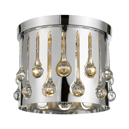 Oberon Flush Mount Ceiling Light in Detail.
