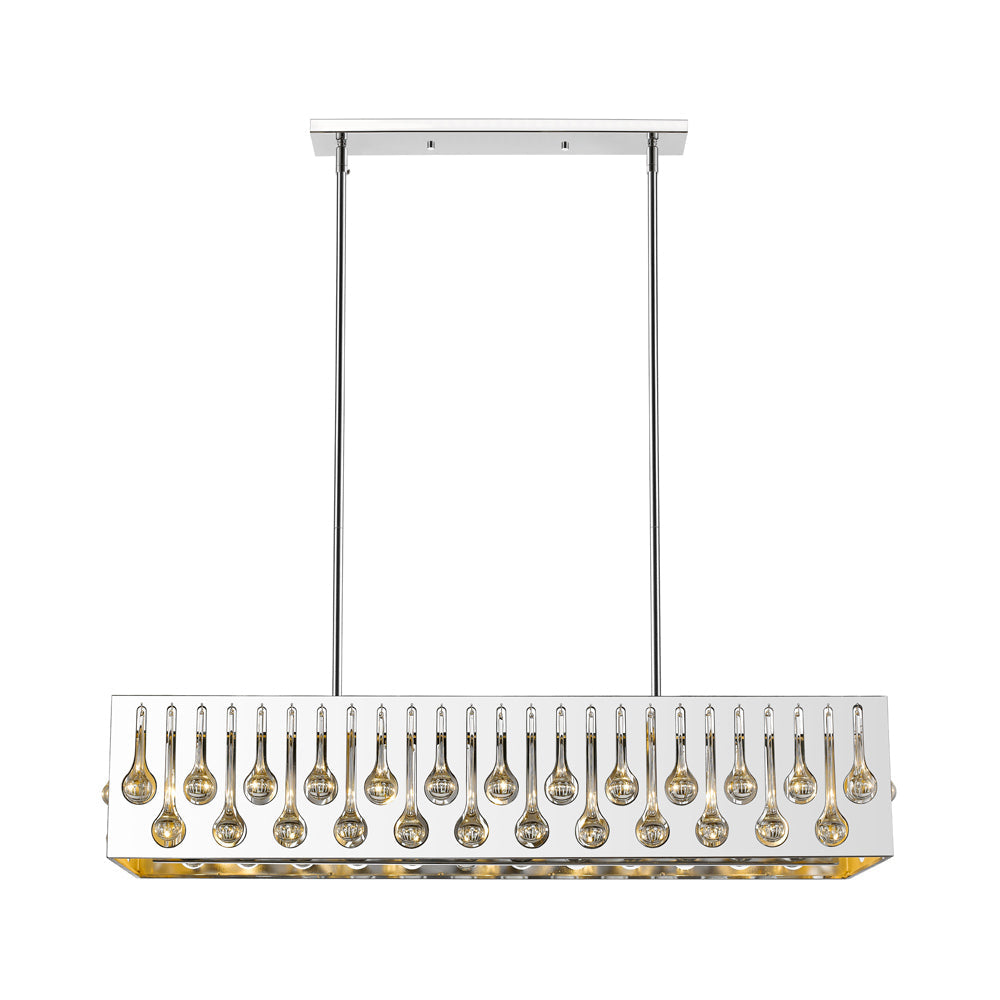 Oberon Linear Chandelier in Detail.