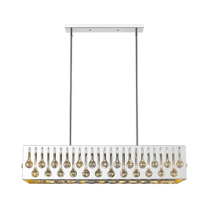 Oberon Linear Chandelier in Detail.