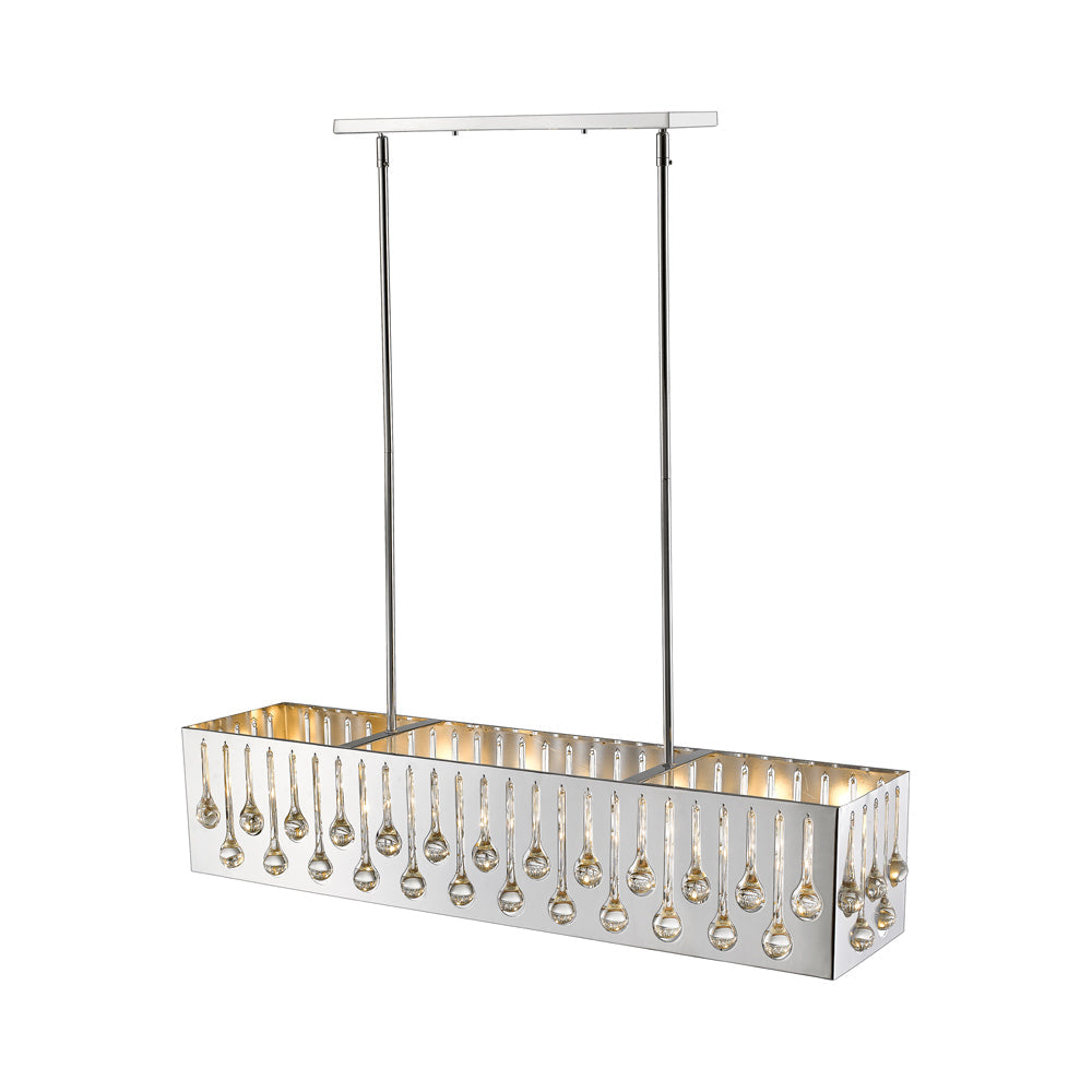 Oberon Linear Chandelier in Detail.