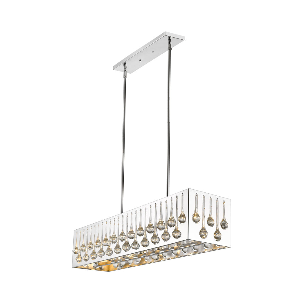 Oberon Linear Chandelier in Detail.