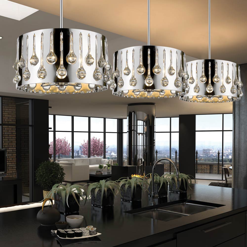 Oberon Pendant Light in kitchen.
