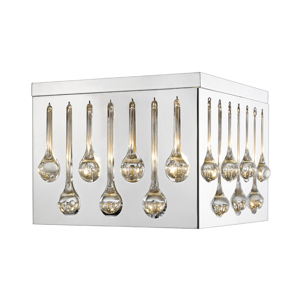 Oberon Rectangular Flush Mount Ceiling Light.