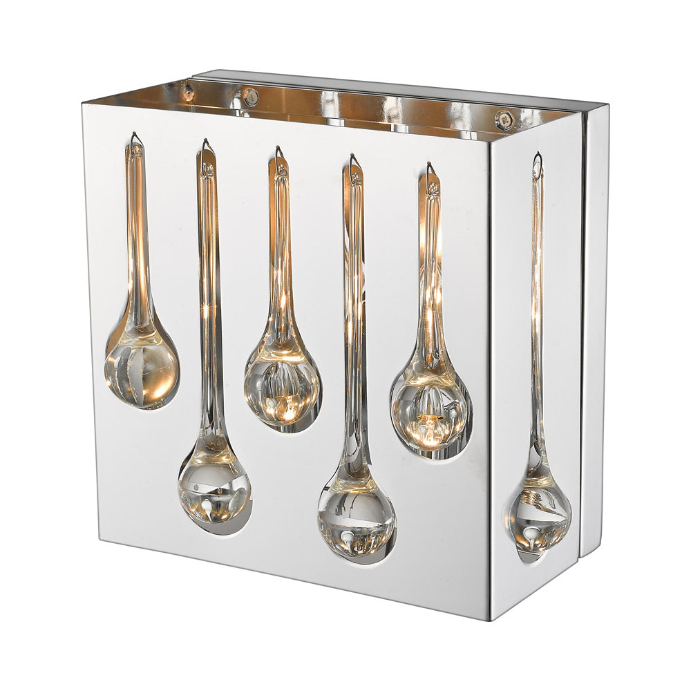 Oberon Rectangular Wall Light in Detail.
