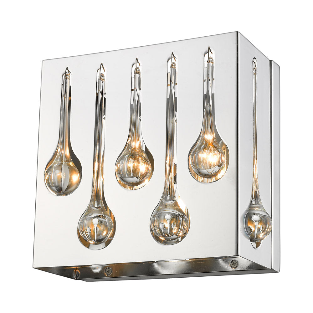 Oberon Rectangular Wall Light in Detail.