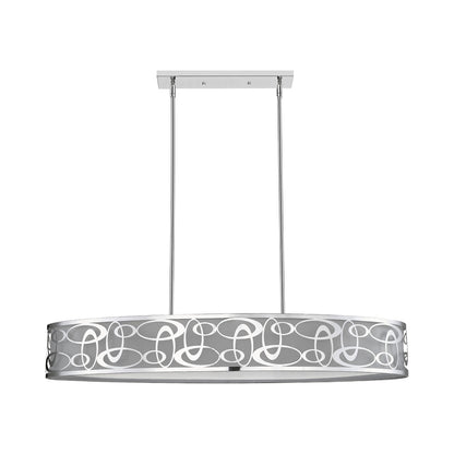 Opal Linear Chandelier in Detail.