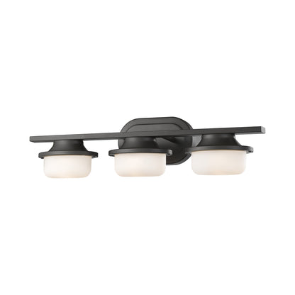 Optum LED Bath Vanity Light in Bronze (3-Light).