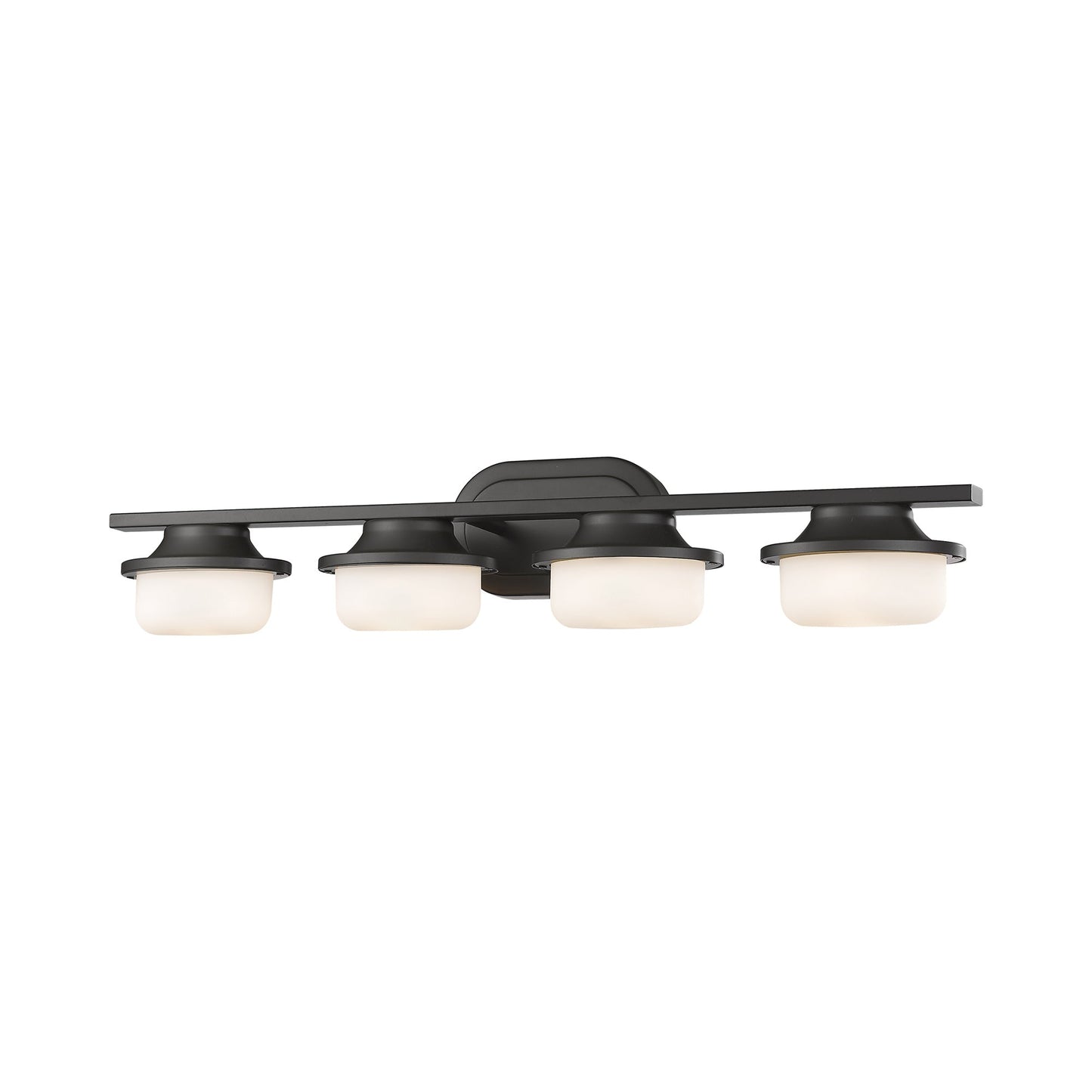 Optum LED Bath Vanity Light in Bronze (4-Light).