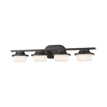 Optum LED Bath Vanity Light in Bronze (4-Light).