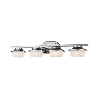 Optum LED Bath Vanity Light in Chrome (4-Light).
