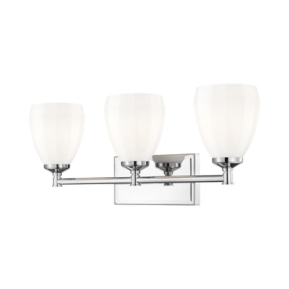 Oren Bath Vanity Light in Chrome (3-Light).