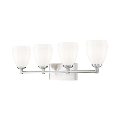 Oren Bath Vanity Light in Brushed Nickel (4-Light).