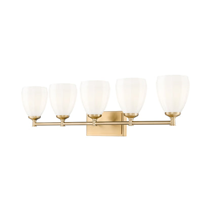 Oren Bath Vanity Light in Modern Gold (5-Light).