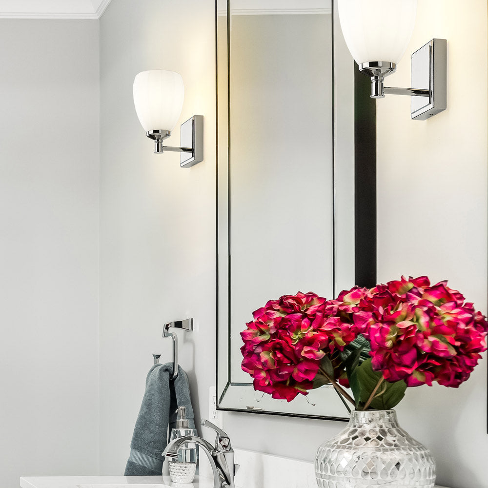 Oren Bath Wall Light in bathroom.