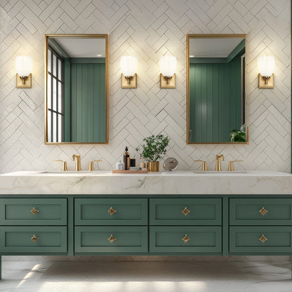 Oren Bath Wall Light in bathroom.