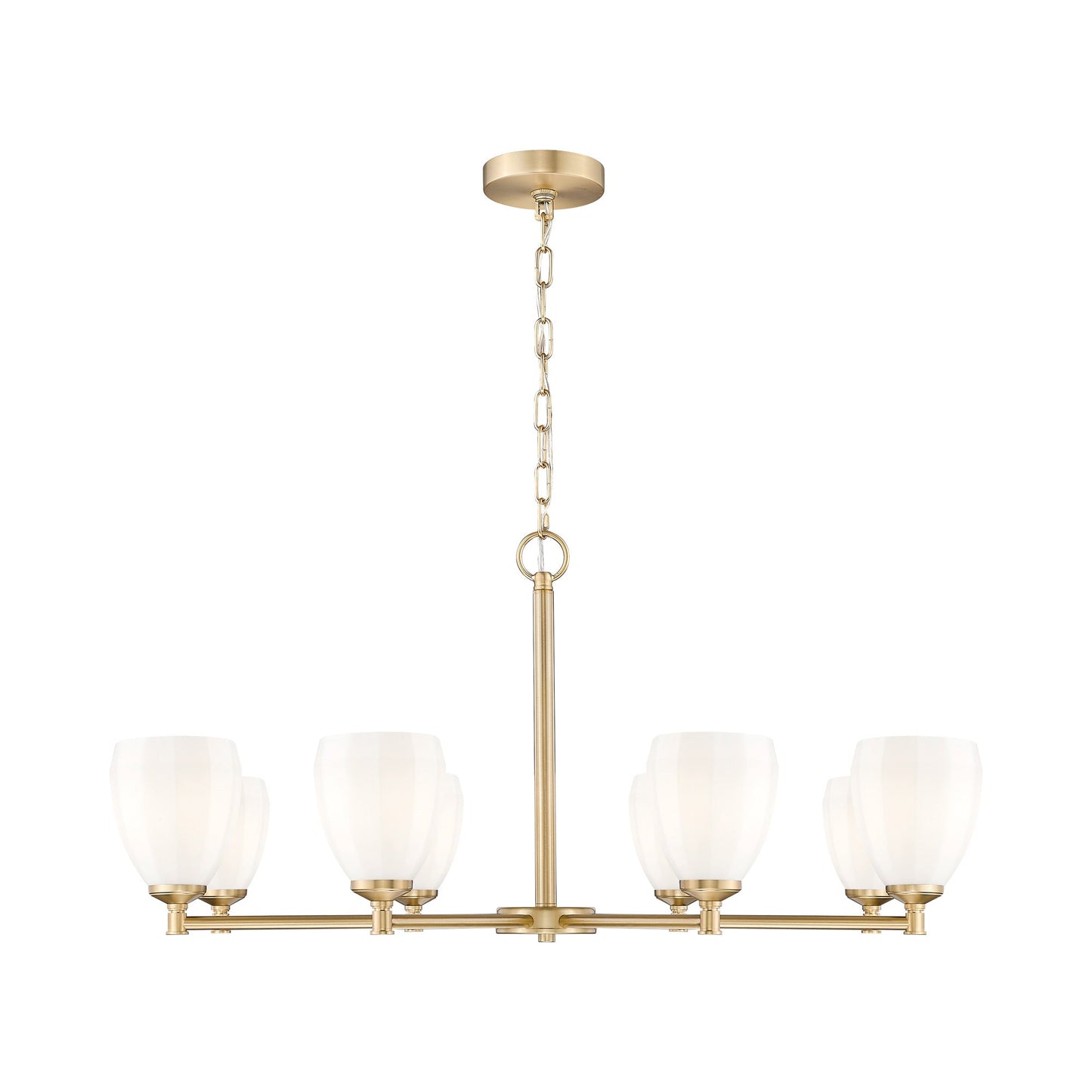 Oren Chandelier in Modern Gold (8-Light).