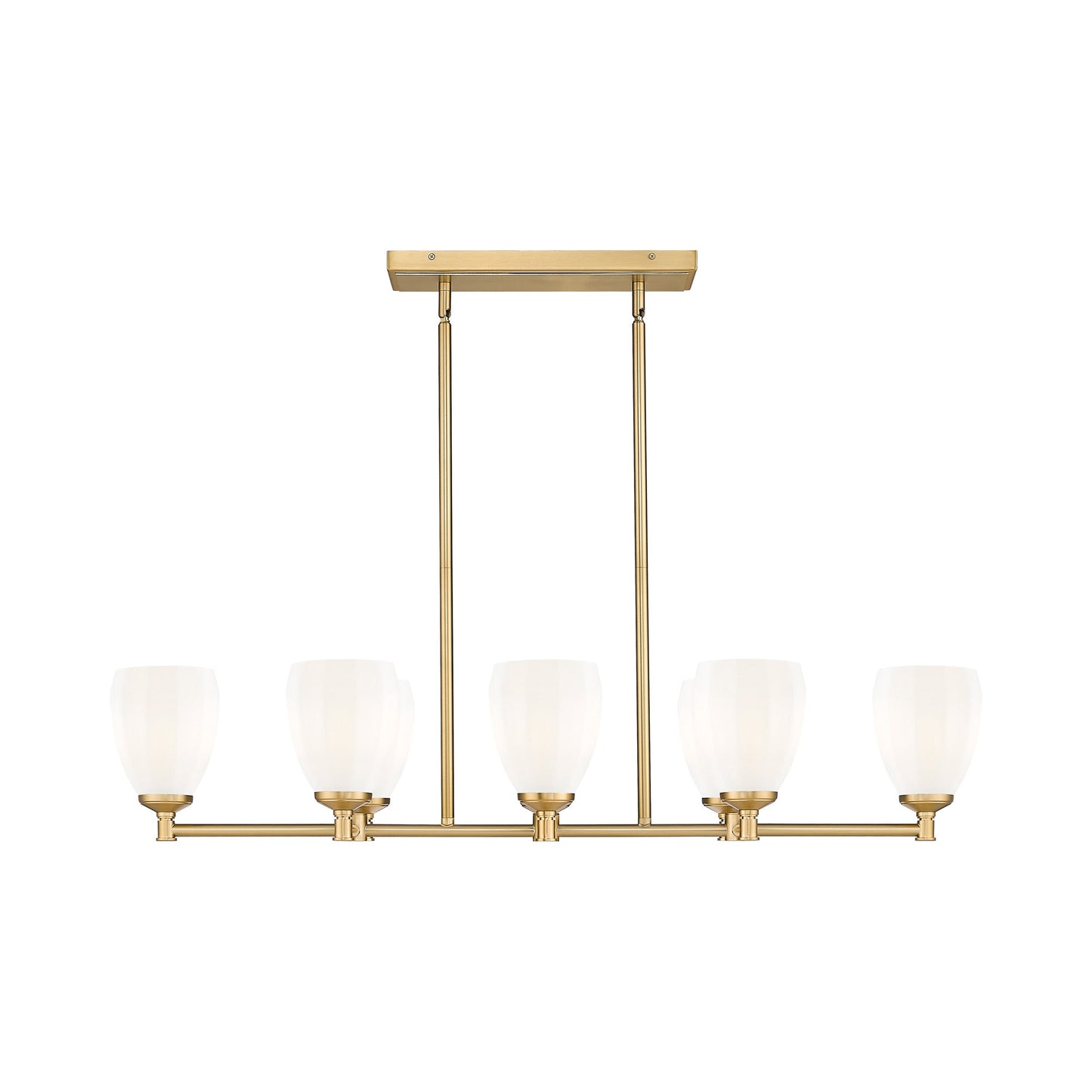 Oren Linear Chandelier in Detail.