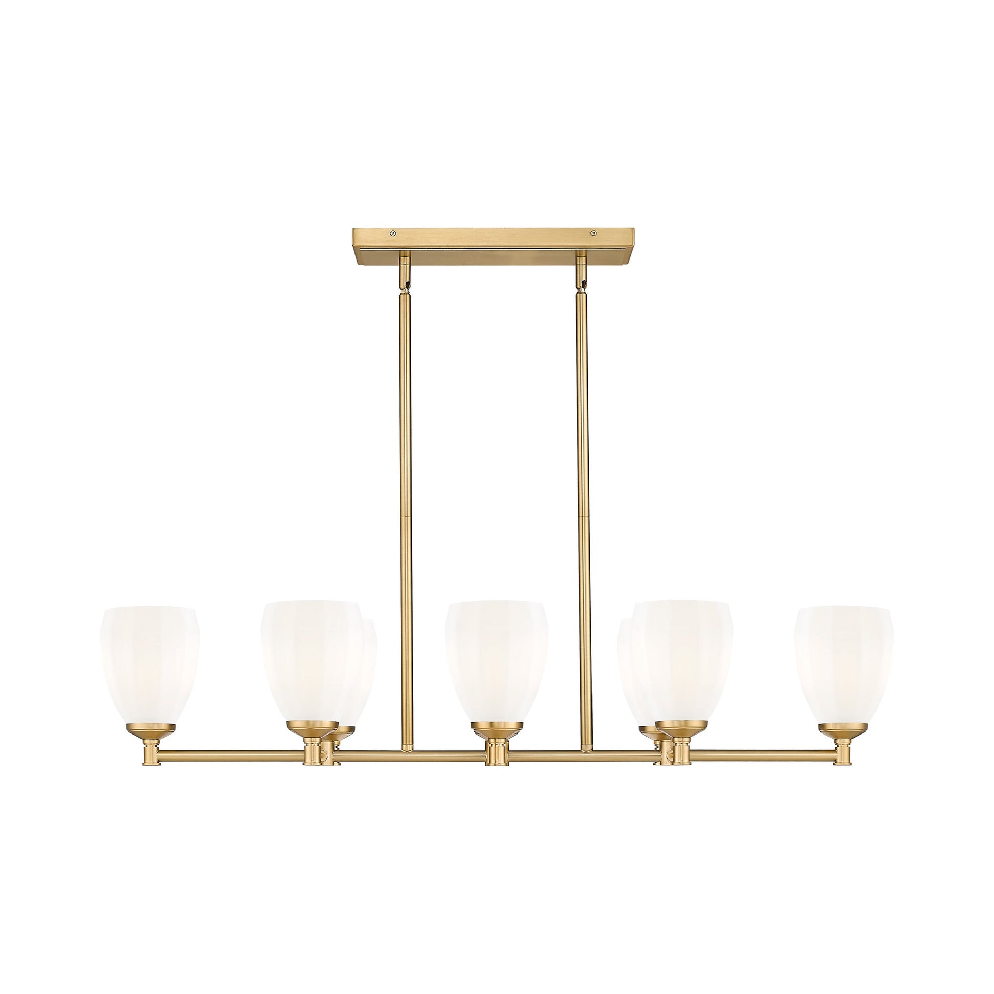 Oren Linear Chandelier in Detail.