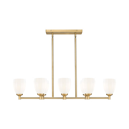 Oren Linear Chandelier in Detail.