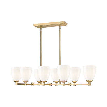 Oren Linear Chandelier in Detail.