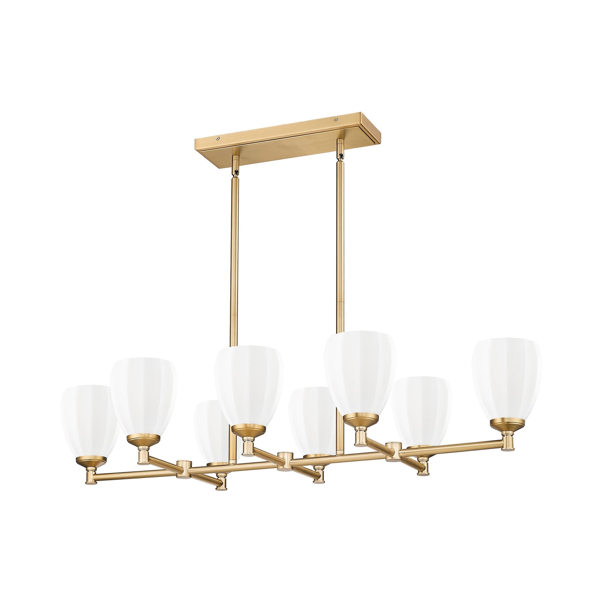 Oren Linear Chandelier in Detail.