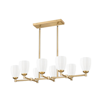 Oren Linear Chandelier in Detail.