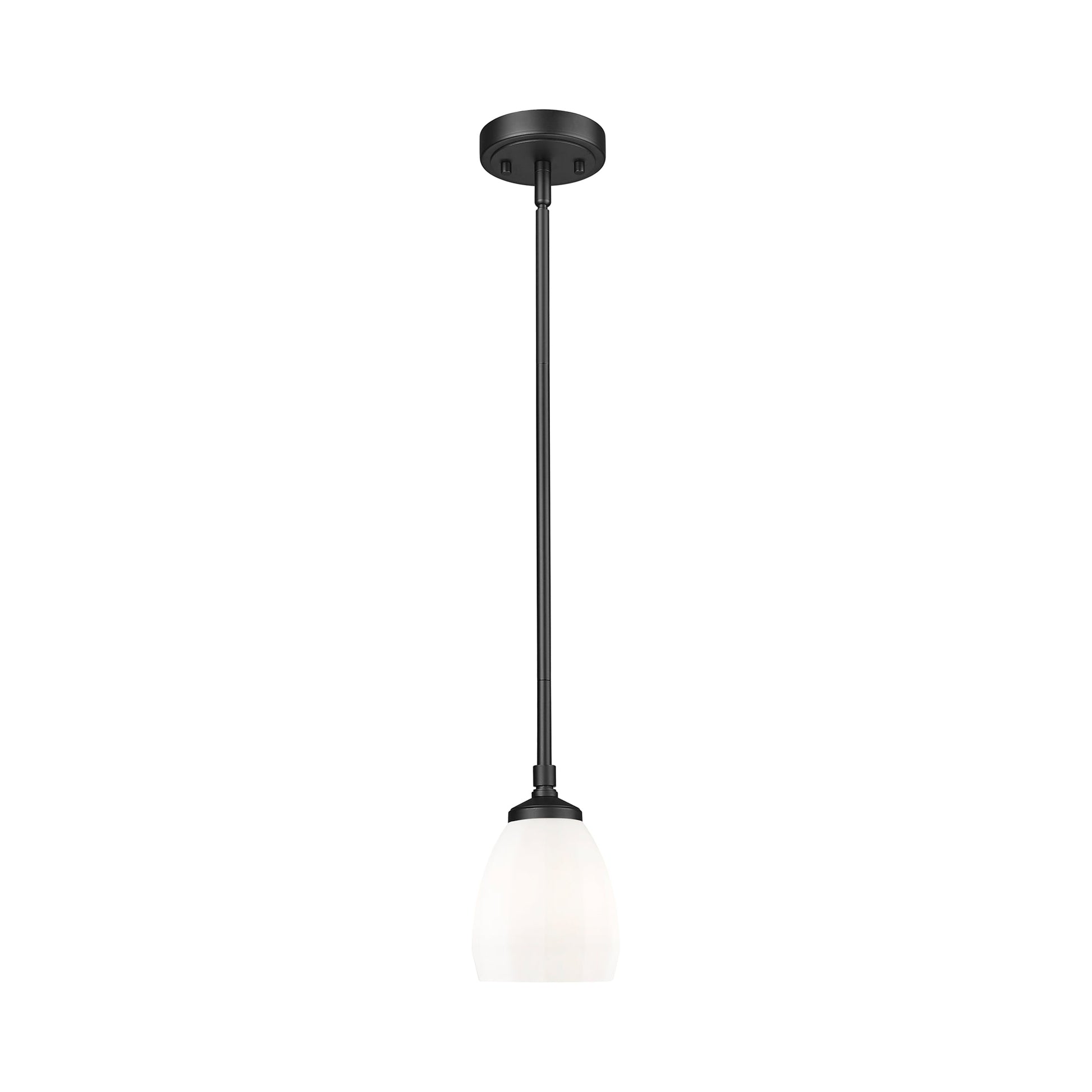 Oren Pendant Light in Matte Black (5.3-Inch).