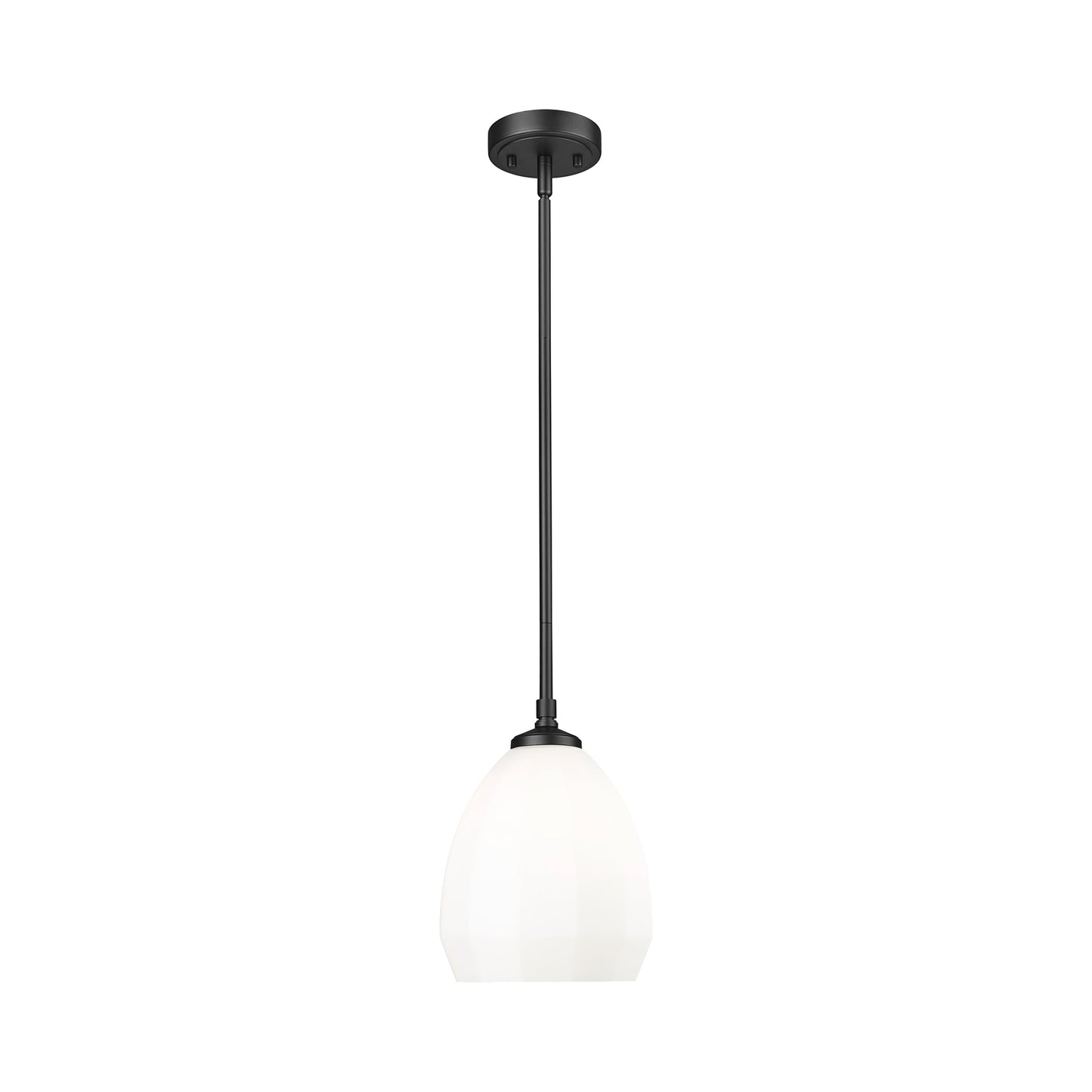 Oren Pendant Light in Matte Black (8-Inch).
