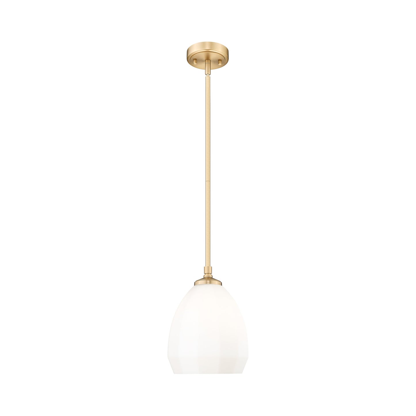 Oren Pendant Light in Modern Gold (8-Inch).