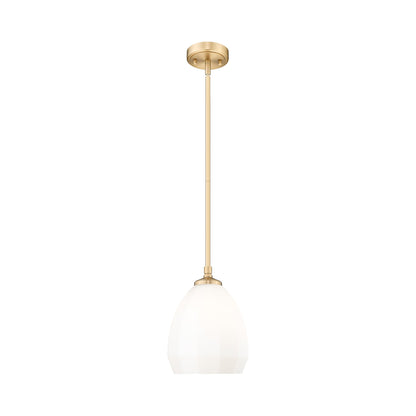 Oren Pendant Light in Modern Gold (8-Inch).