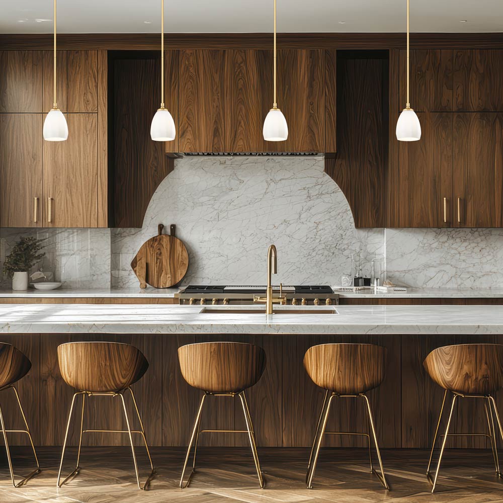 Oren Pendant Light in kitchen.
