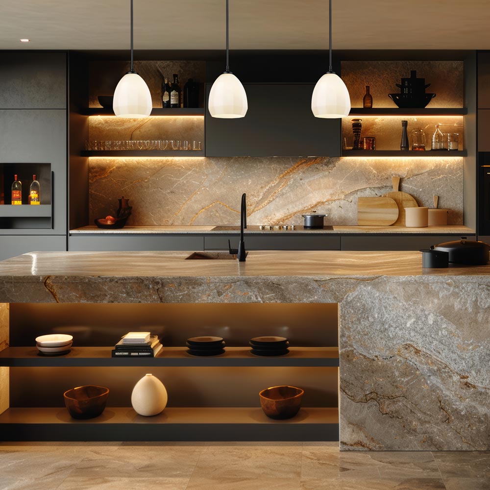 Oren Pendant Light in kitchen.