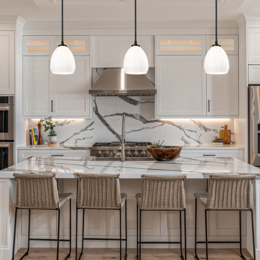 Oren Pendant Light in kitchen.