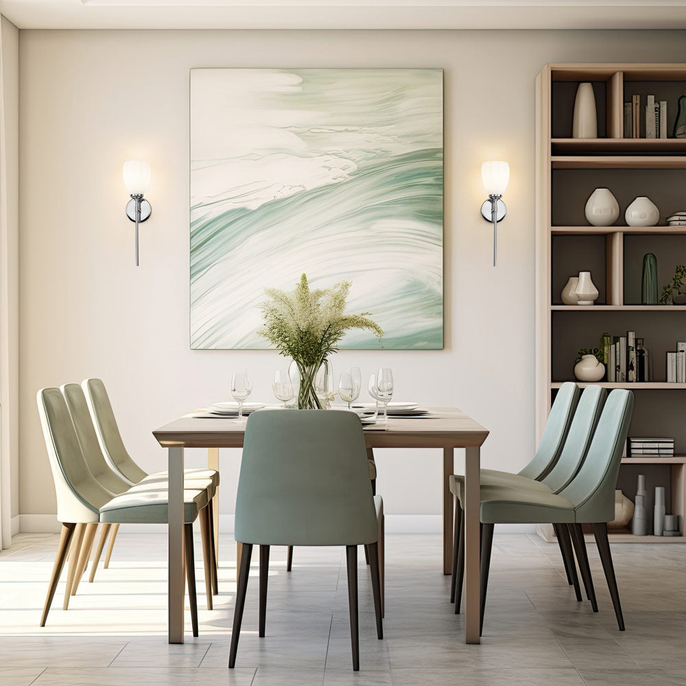Oren Wall Light in dining room.