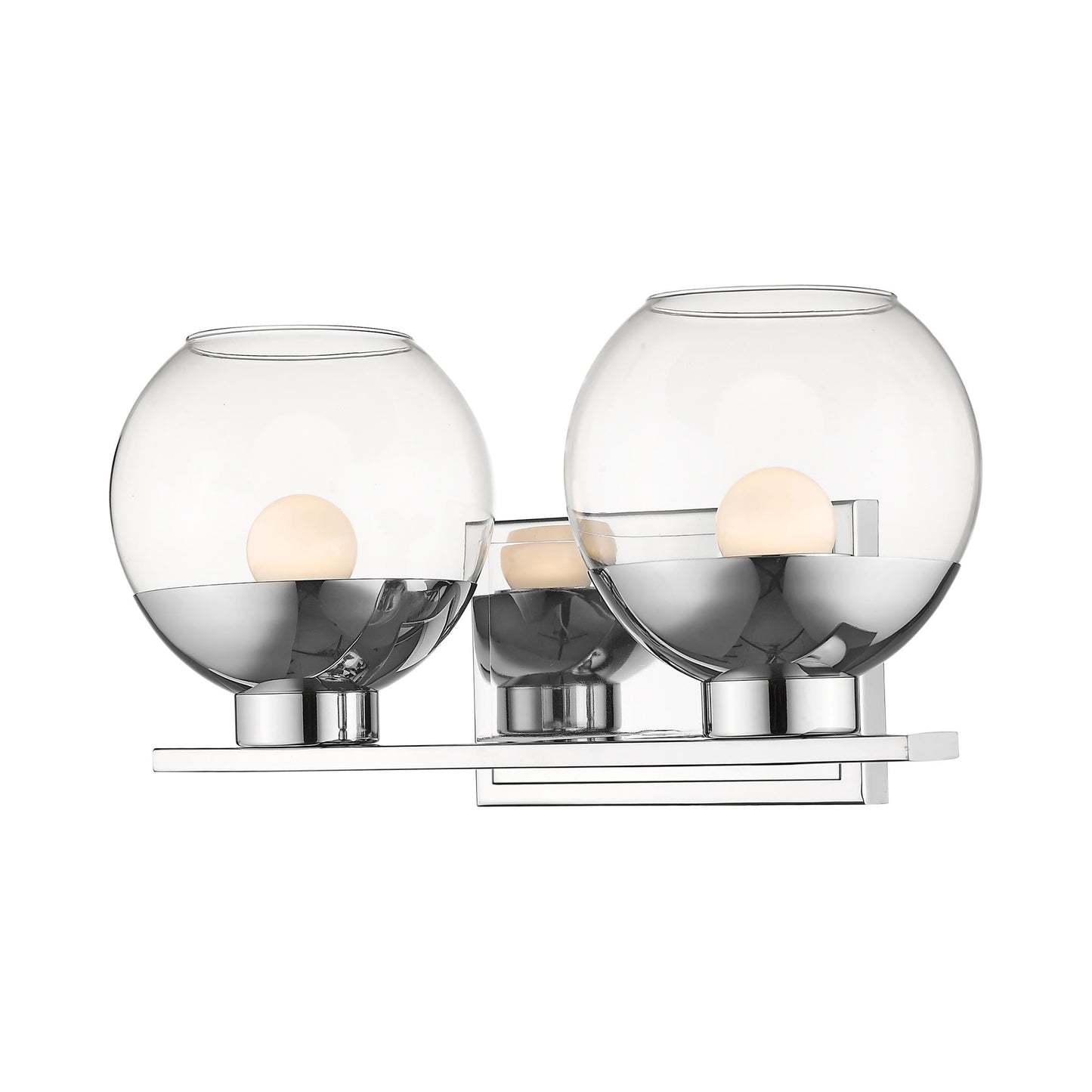 Osono LED Bath Vanity Light in Chrome (2-Light).