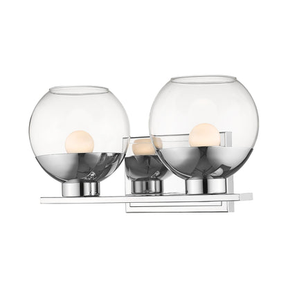 Osono LED Bath Vanity Light in Chrome (2-Light).