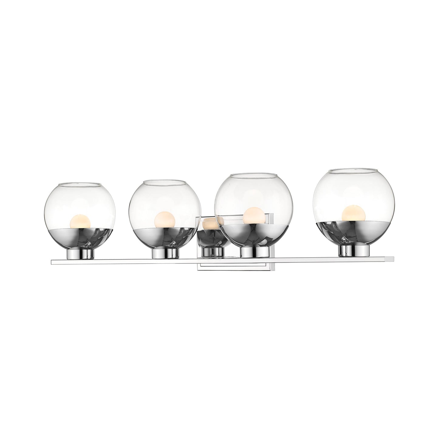 Osono LED Bath Vanity Light in Chrome (4-Light).