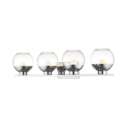 Osono LED Bath Vanity Light in Chrome (4-Light).