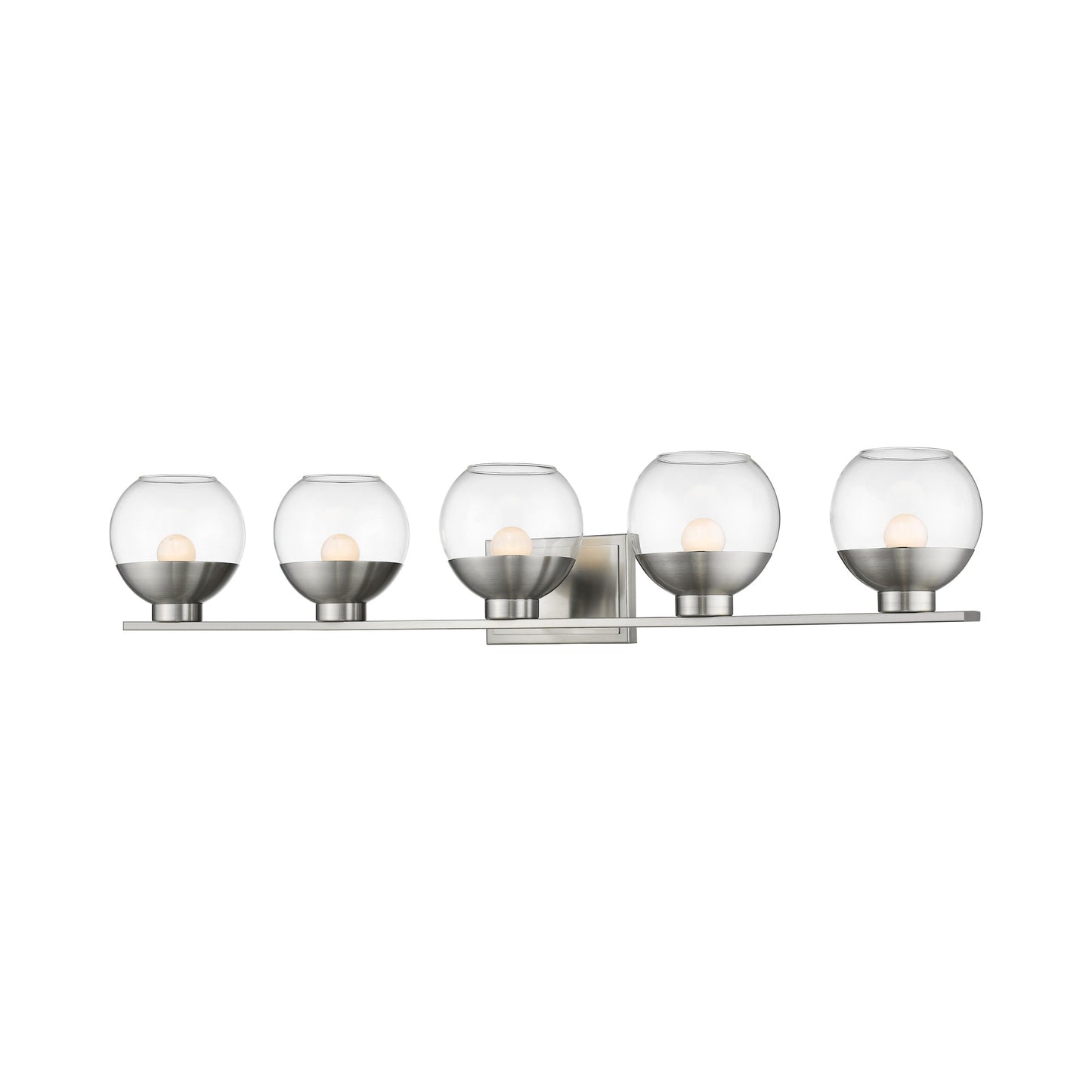 Osono LED Bath Vanity Light in Brushed Nickel (5-Light).