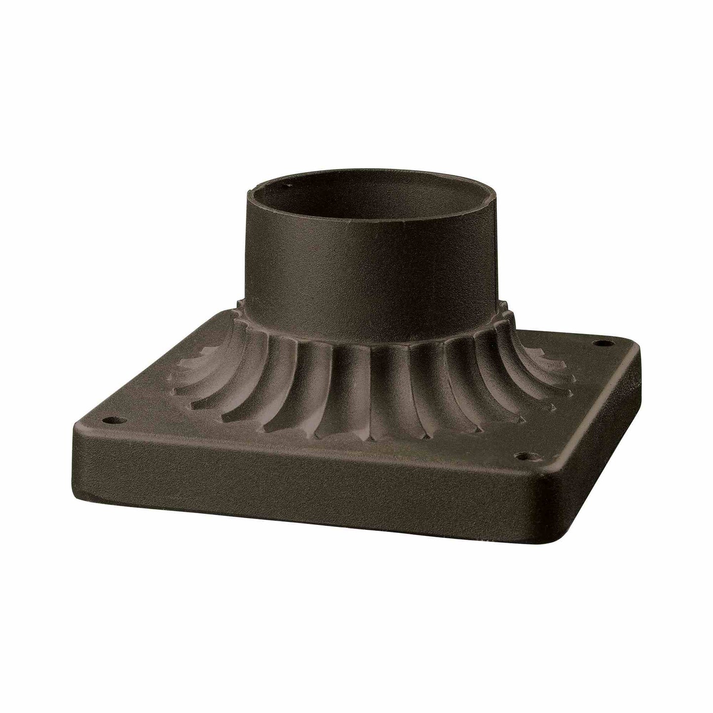 Z-Lite Outdoor Pier Mount Hardware in Oil Rubbed Bronze.