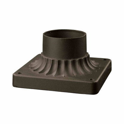 Z-Lite Outdoor Pier Mount Hardware in Oil Rubbed Bronze.
