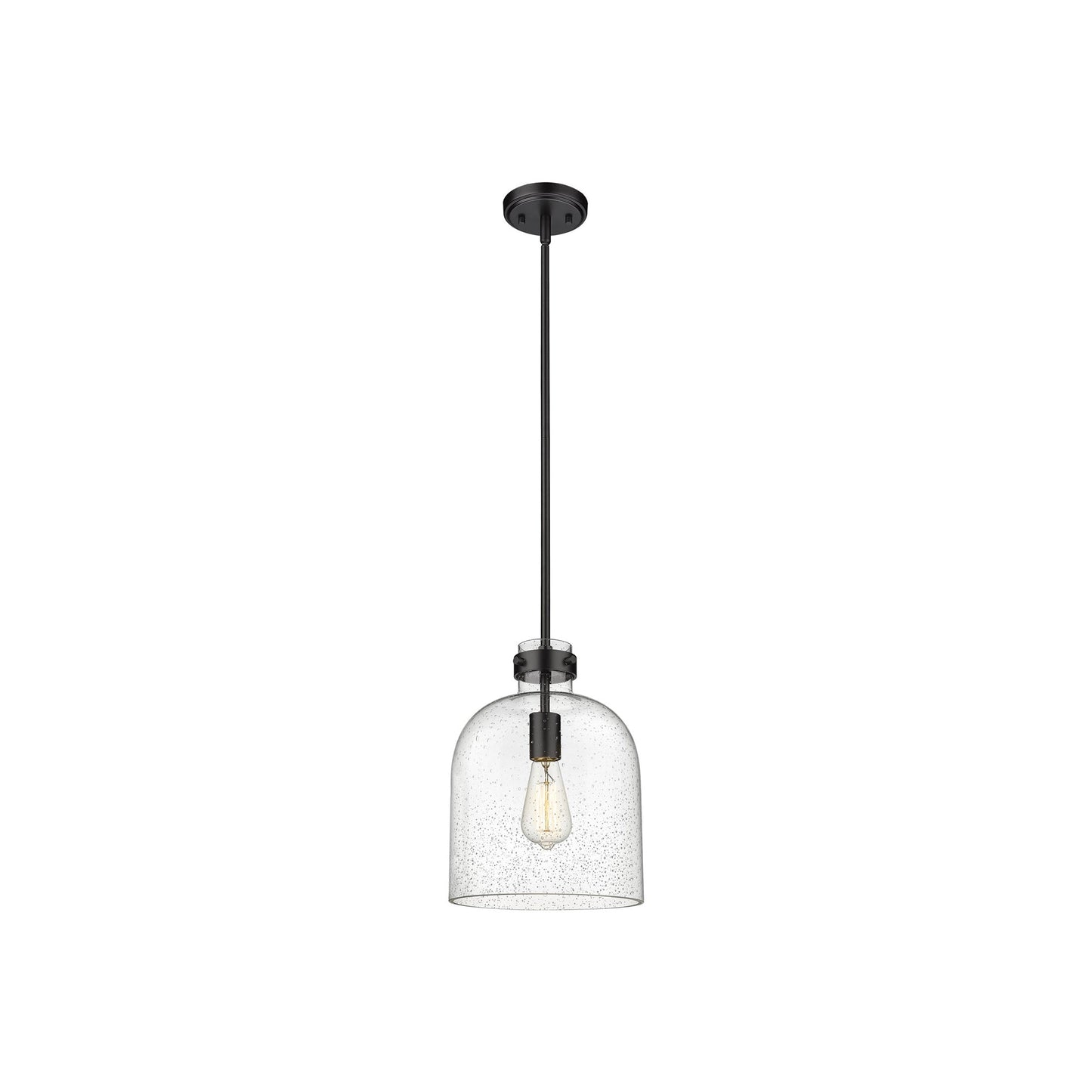 Pearson Pendant Light in Matte Black (9.5-Inch).
