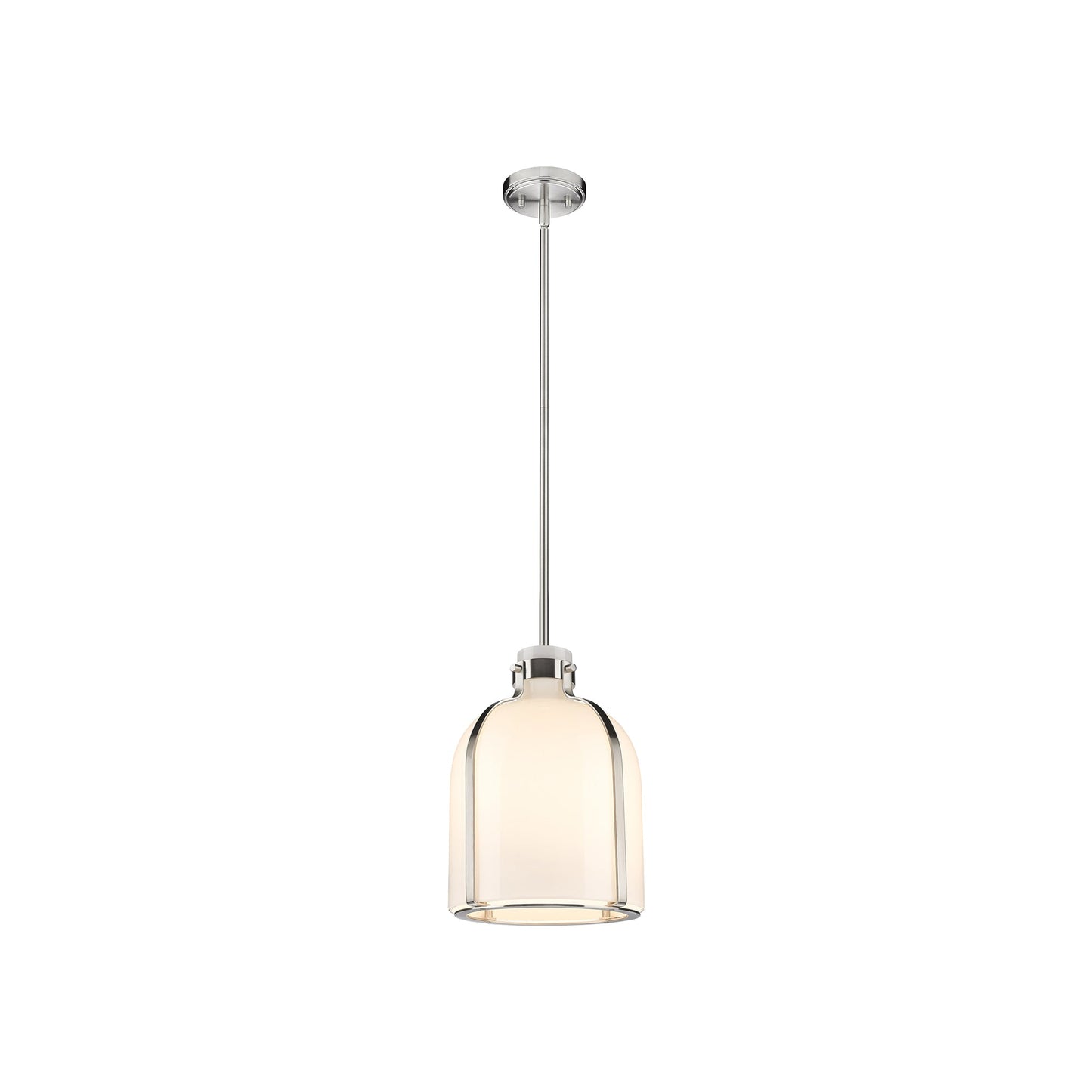 Pearson Pendant Light in Brushed Nickel (9.75-Inch).