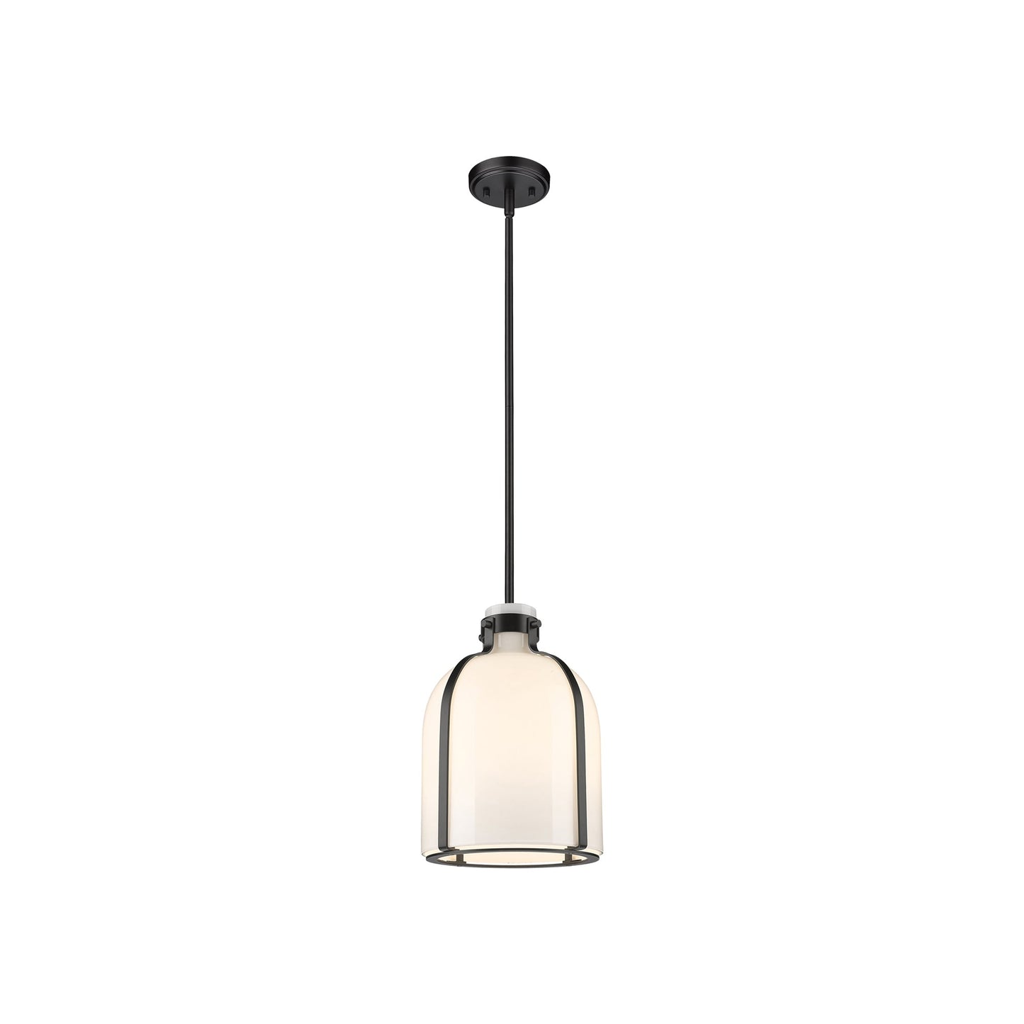Pearson Pendant Light in Matte Black (9.75-Inch).