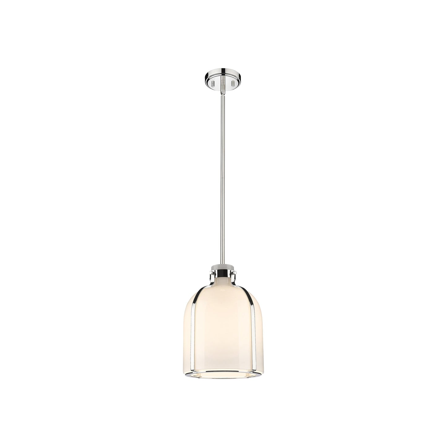 Pearson Pendant Light in Polished Nickel (9.75-Inch).