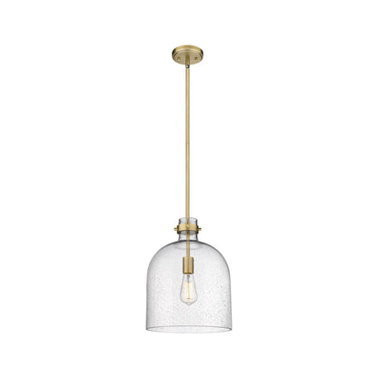 Pearson Pendant Light in Rubbed Brass (12-Inch).