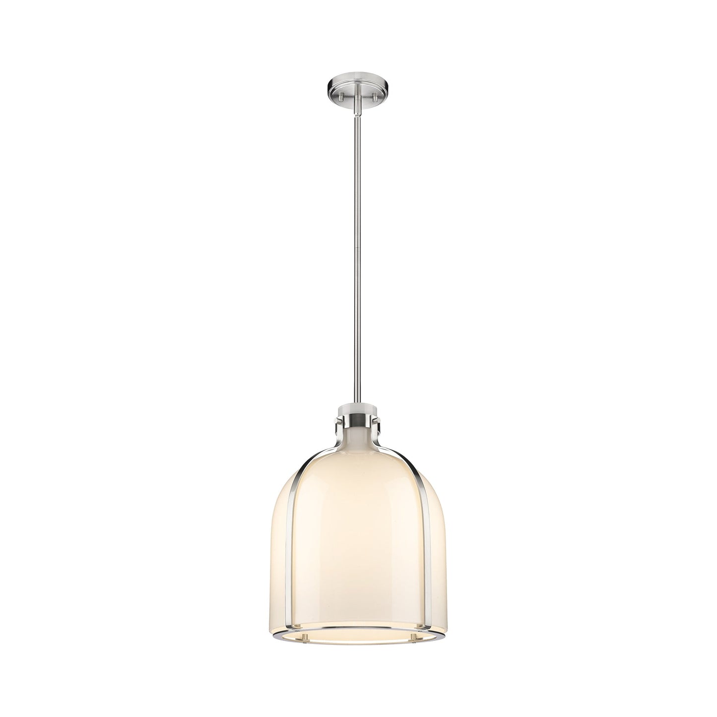Pearson Pendant Light in Brushed Nickel (12.25-Inch).
