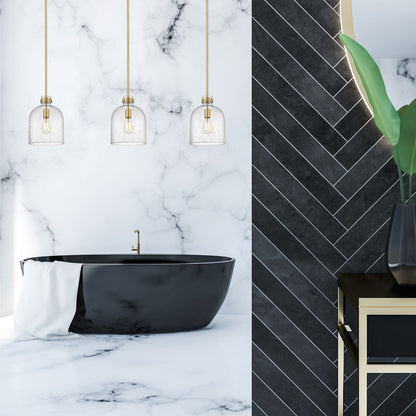 Pearson Pendant Light in bathroom.